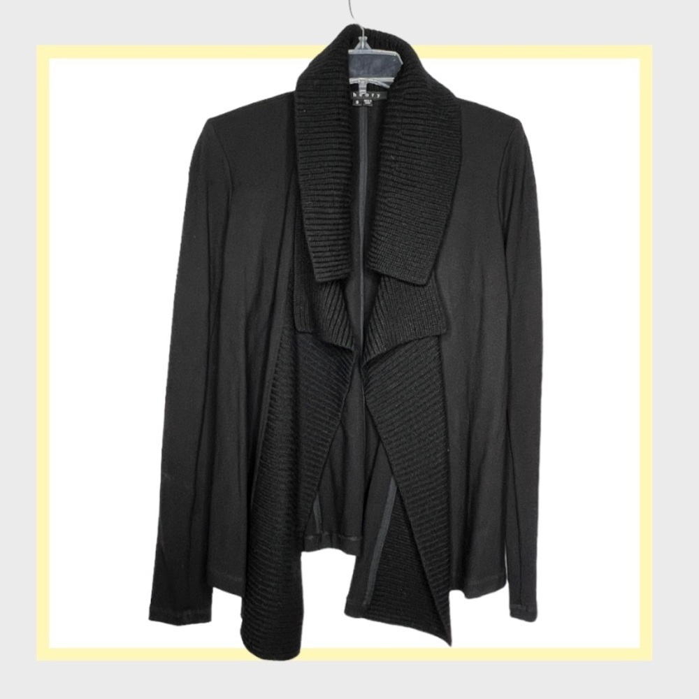 Theory Black Cardigan‎ Sweater